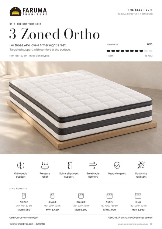 3-Zoned Ortho Mattress
