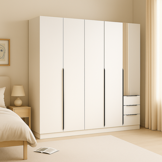 5 Door Mirror Wardrobe