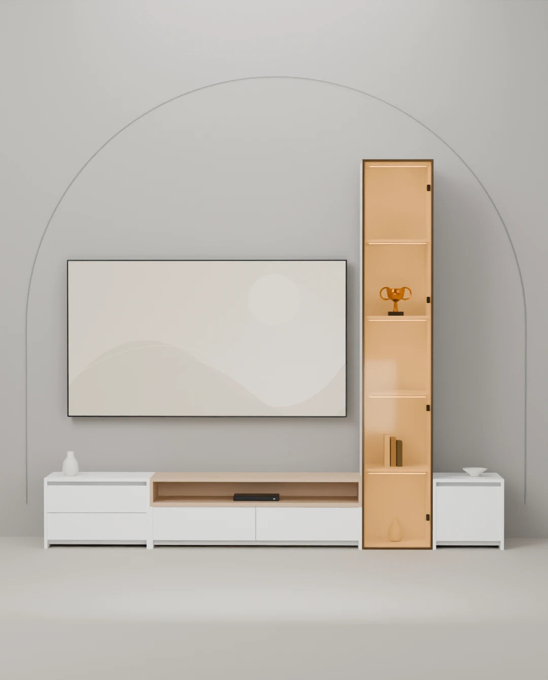 Twin Zones — 260 cm furniture arrangement