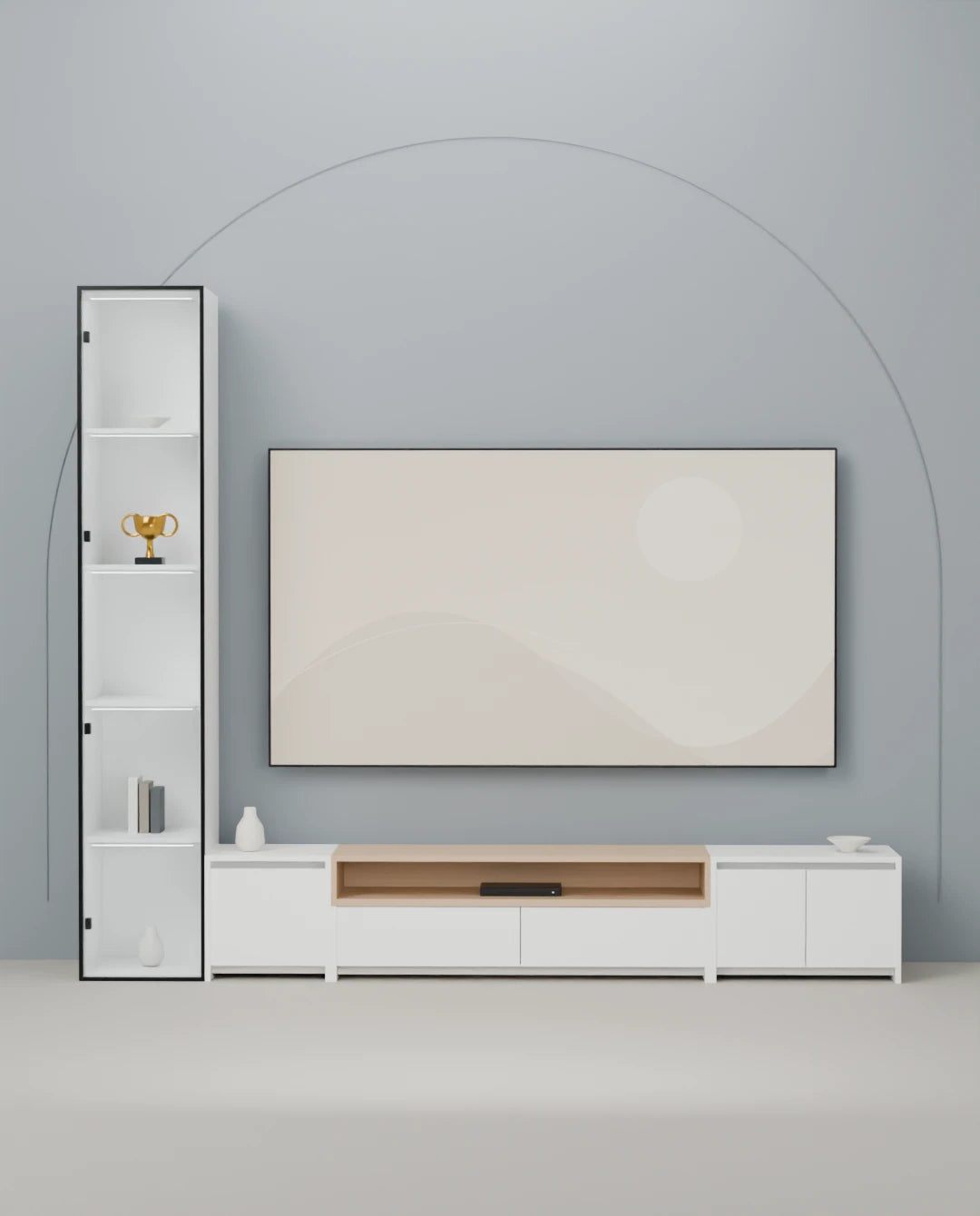 Grand Silver — 260 cm furniture arrangement