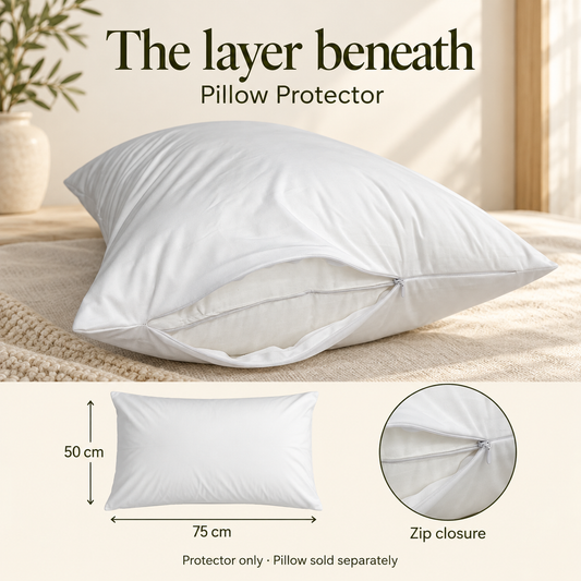 Pillow Protector · 50 × 75 cm — pillow protector specification at Faruma Furniture Maldives