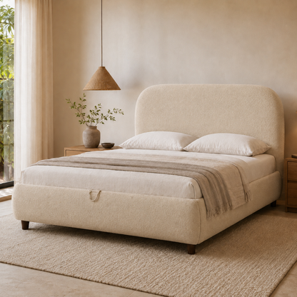 ZULFA Premium Luxe Cloud Storage Bed