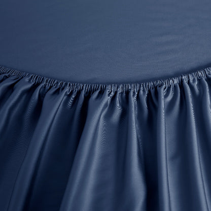 100% Bamboo Bedding Set – Silver Grey + Indigo Blue