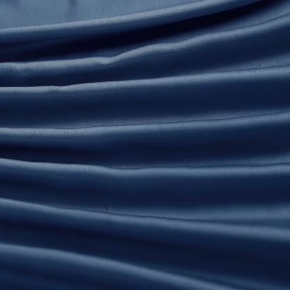100% Bamboo Bedding Set – Silver Grey + Indigo Blue