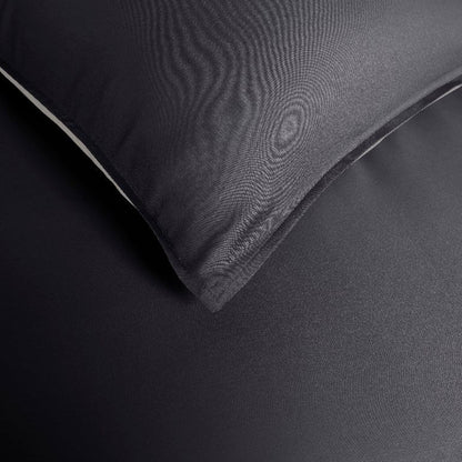 100% Bamboo Bedding Set – Dark Grey + Light Grey