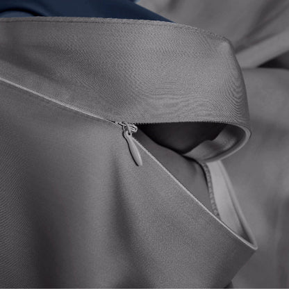 TENCEL™ Lyocell Prussian Blue + Grey