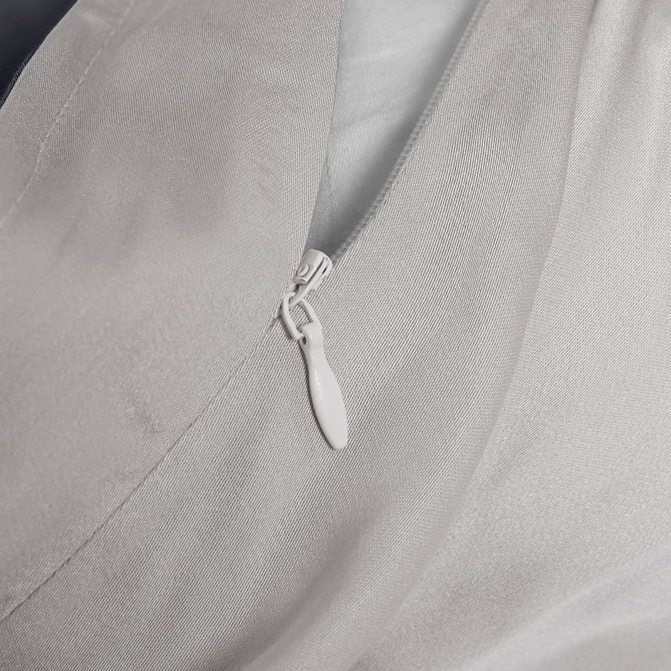 100% Bamboo Bedding Set – Dark Grey + Light Grey