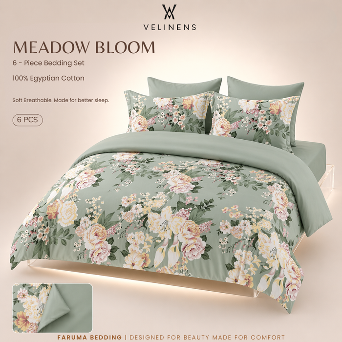 Cotton Duvet Set - Meadow Bloom