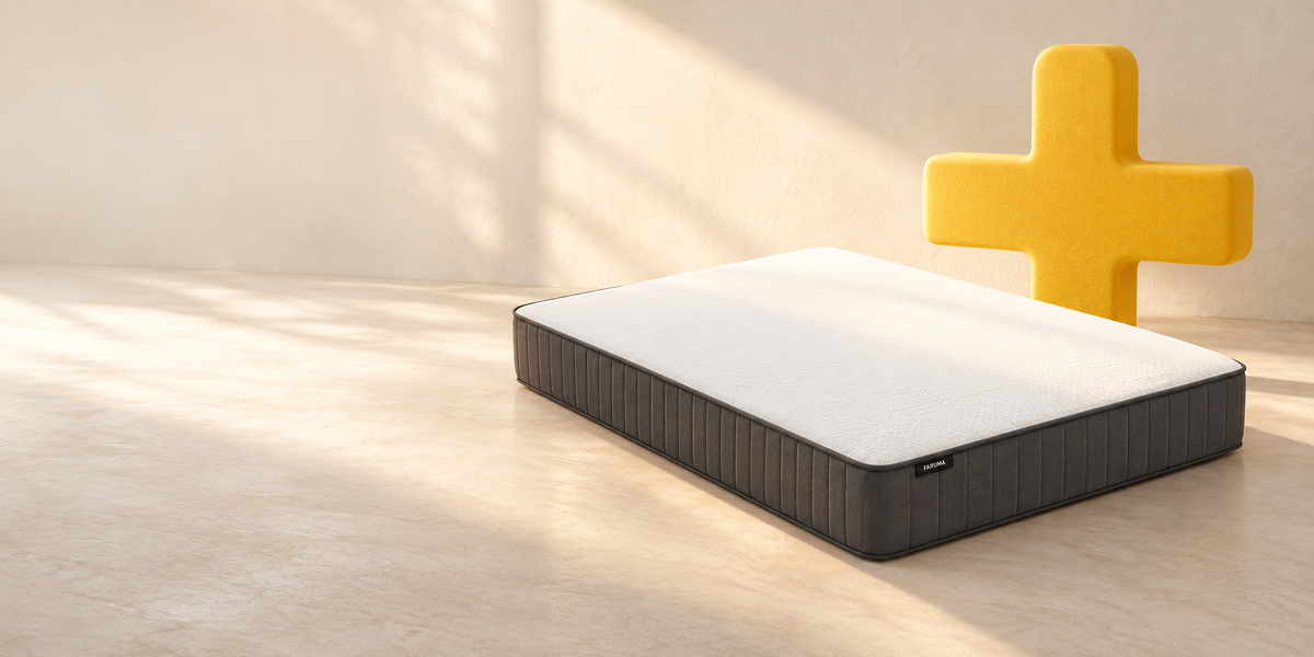 Memory Plus mattress in a calm bedroom setting