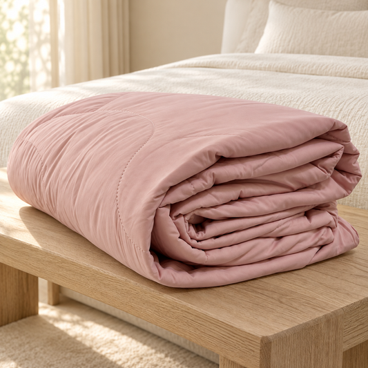 Cooling Duvet · Queen — cooling duvet pink hero at Faruma Furniture Maldives