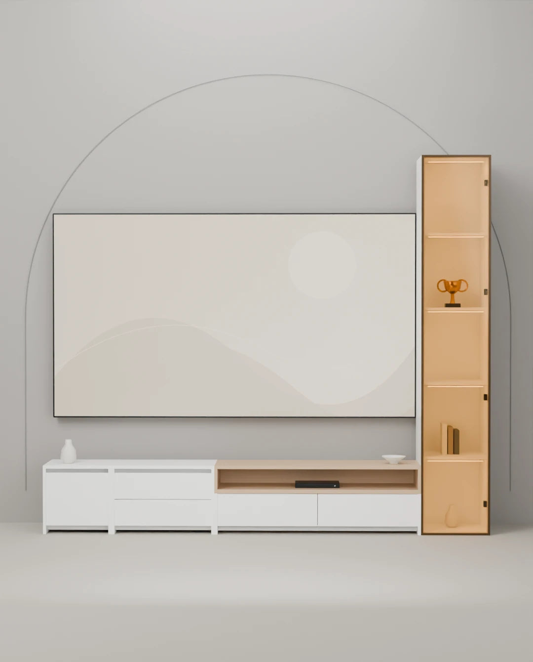 Gold Rise — 260 cm furniture arrangement