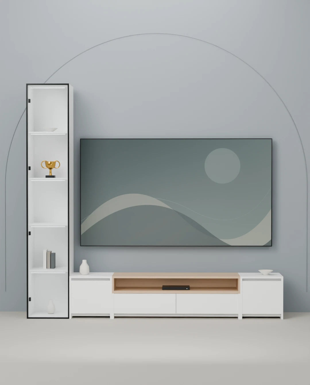 Pearl Balance — 240 cm furniture arrangement