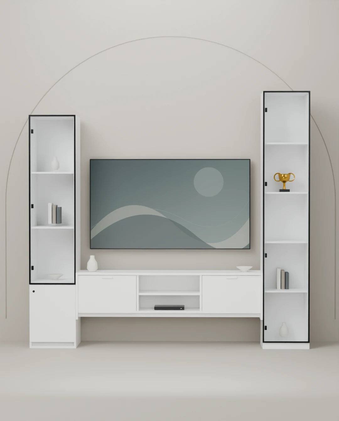 The Complete Story — 240 cm furniture arrangement