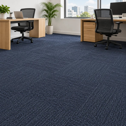 FC1010 office carpet tile installation - styling visualisation