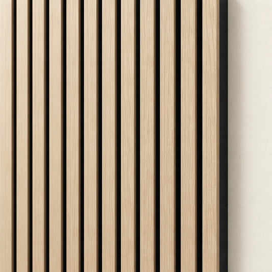 Oak acoustic panel texture — styling visualisation
