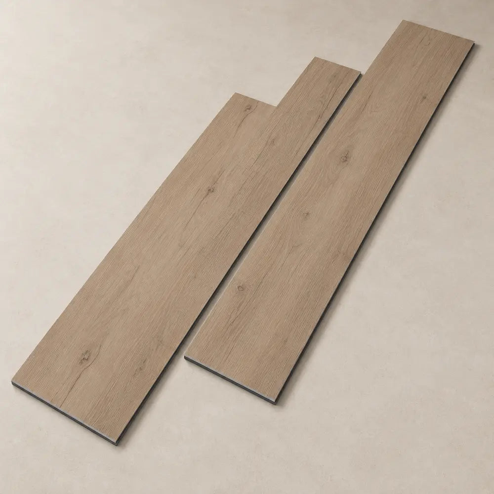 Dune Beige SPC studio plank visualisation