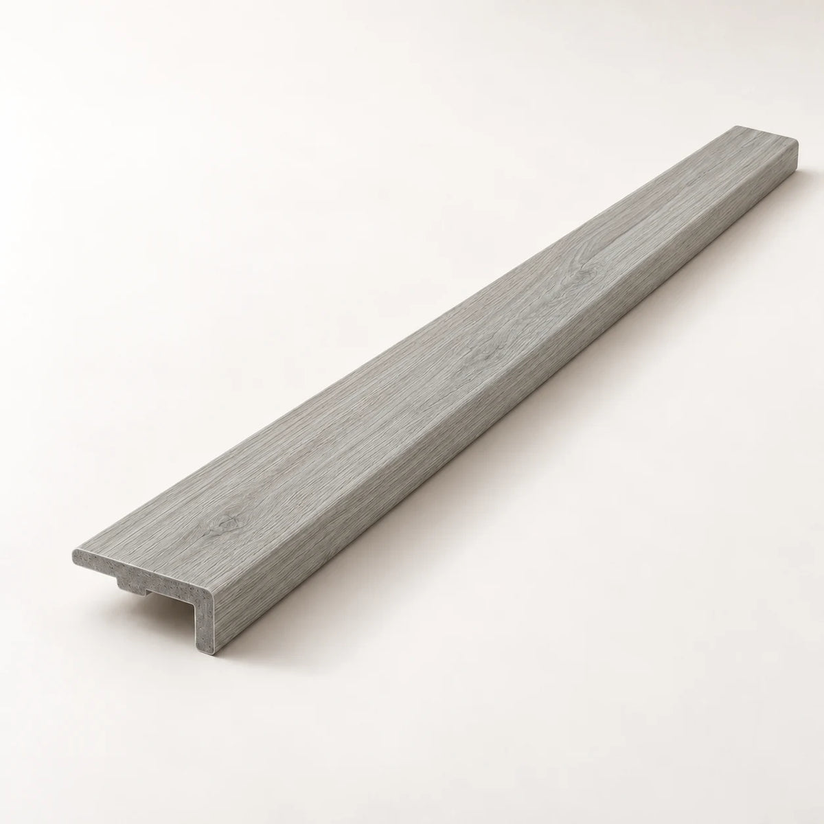 Drift Grey SPC end-cap - product profile visualisation
